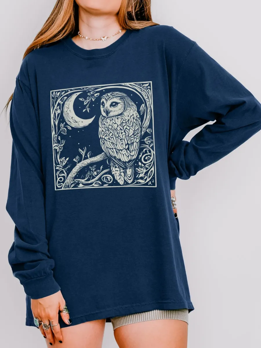 Moon and Owl T-Shirt