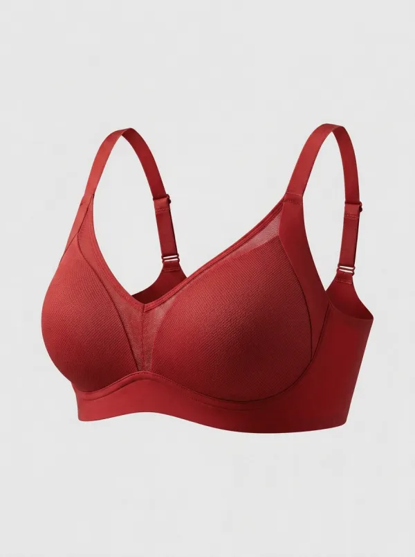 Women's Contour-Cup Wide-Strap Adjustable-Strap Bra