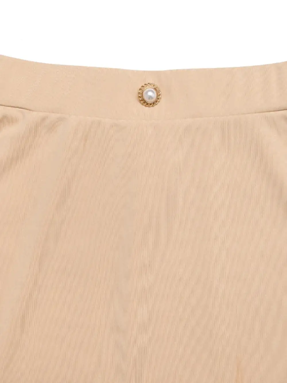 Natural Layered Midi Skirt