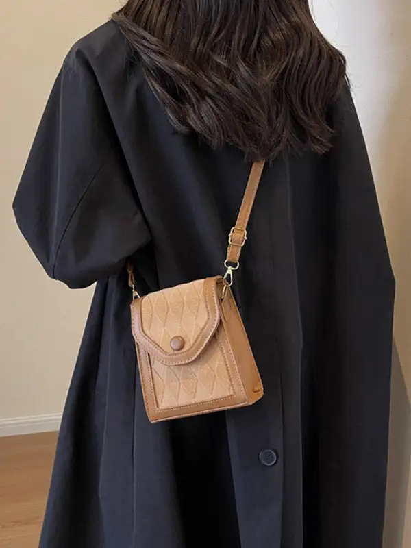 Modern Vintage Geometric Crossbody Bag