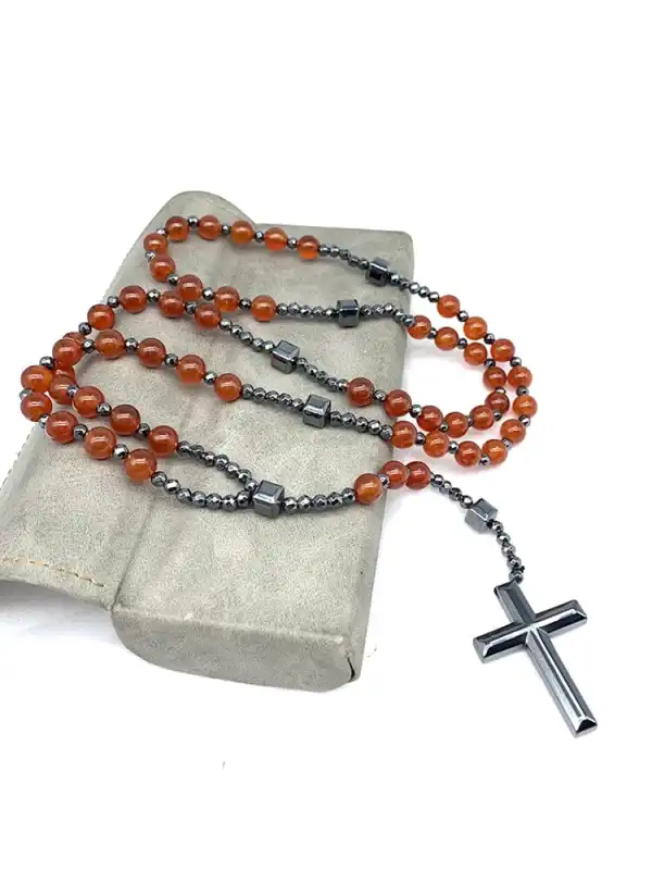Natural Stone Pendant Necklace