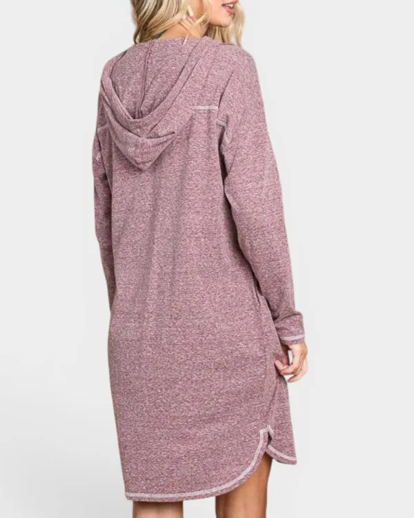 Hooded Sweatshirt Dress
