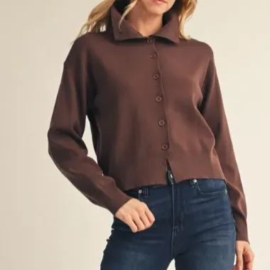 Button Front Sweater