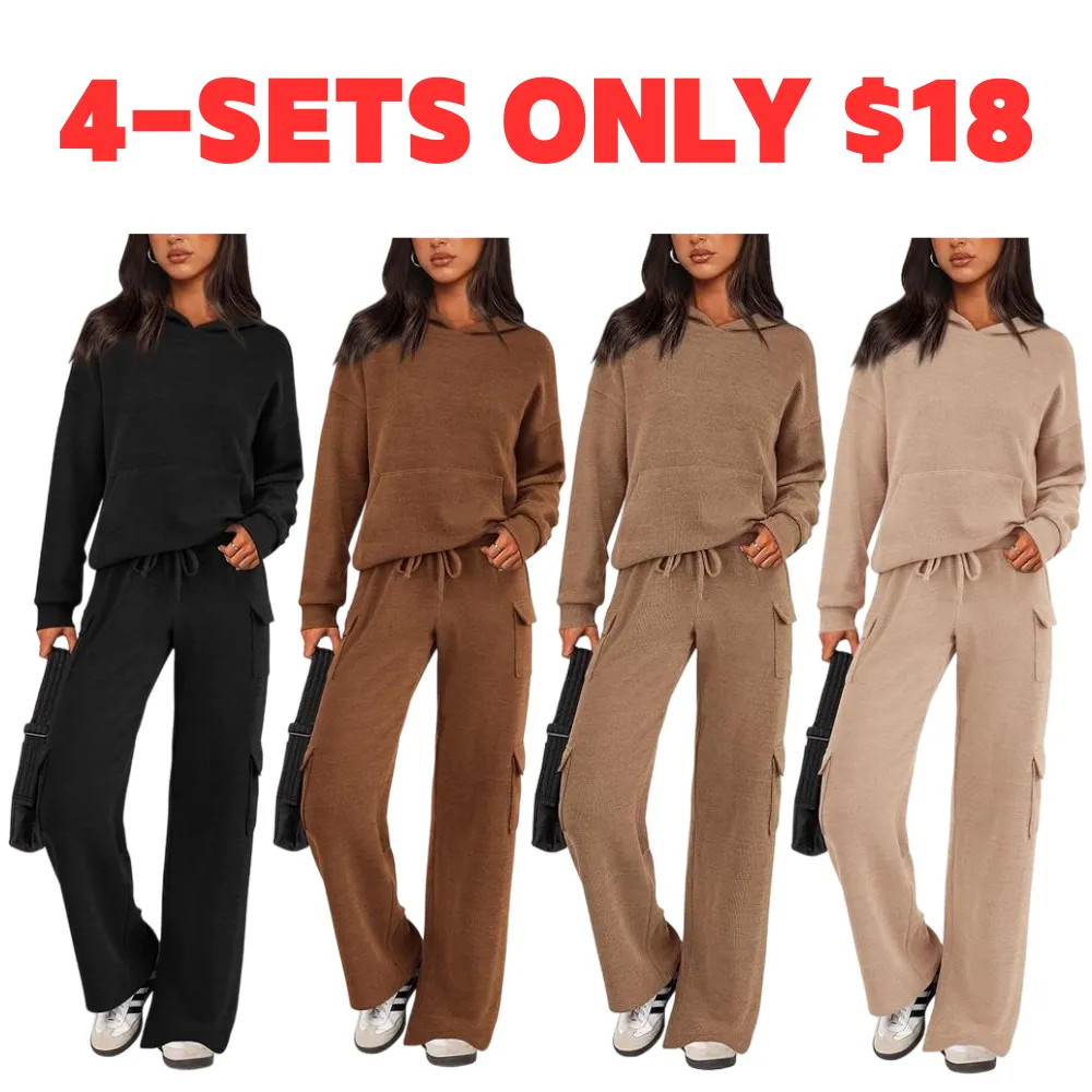 Women's 2 Piece Lounge Sets - Tracksuits for Casual, Active, and Versatile Outfits