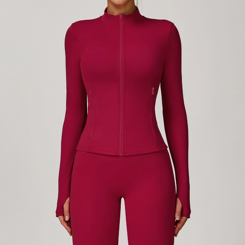 Full Zip Active Jacket with Pockets