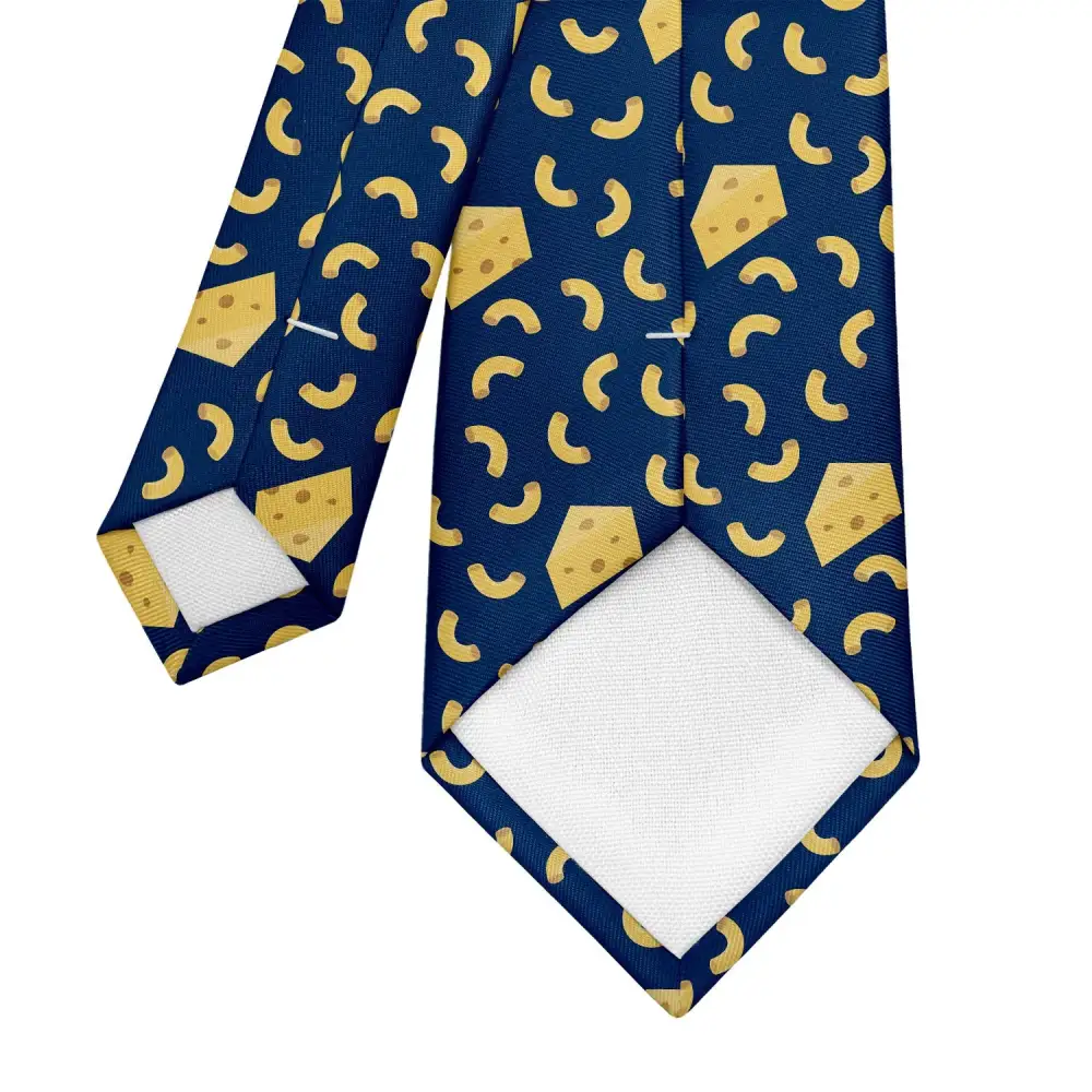 Cheese Food Pattern Necktie