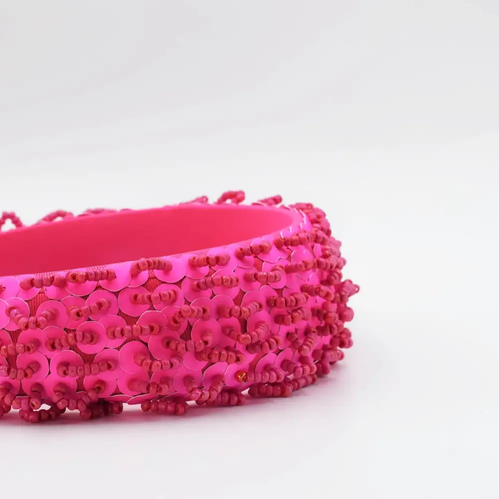 Simple Beaded Hair Headband