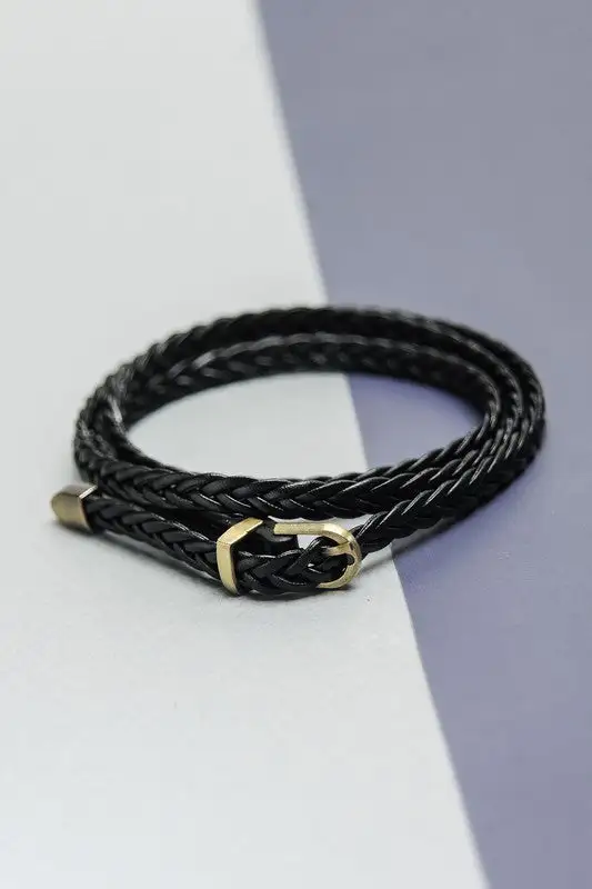Woven Adjustable Buckle Belt