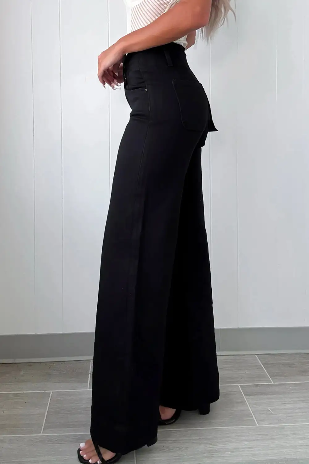 Relaxed Fit High Rise Denim Jeans