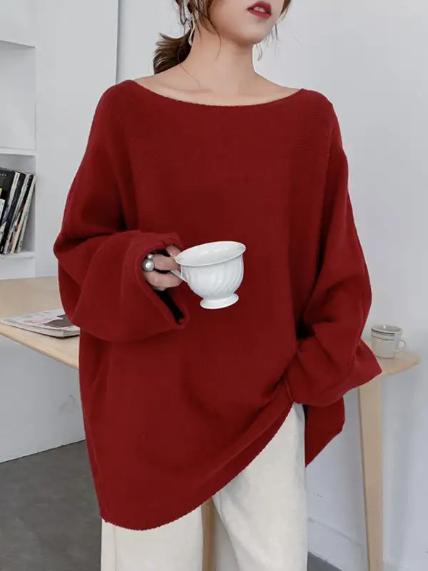 Minimal Round Neck Sweater