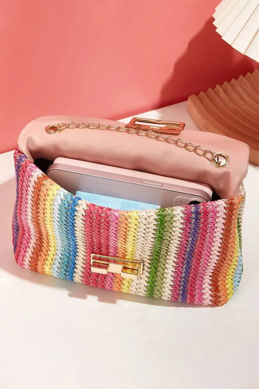 Bohemian Woven Chain Shoulder Bag