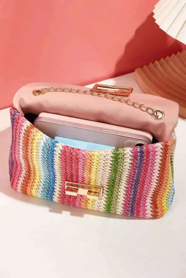 Bohemian Woven Chain Shoulder Bag
