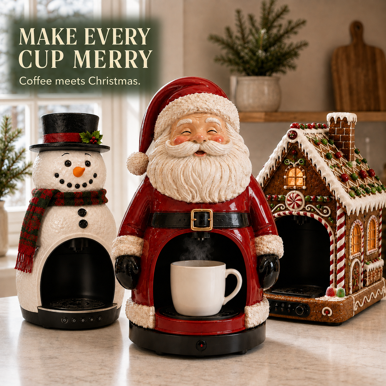 Make every cup merry with a festive coffee station