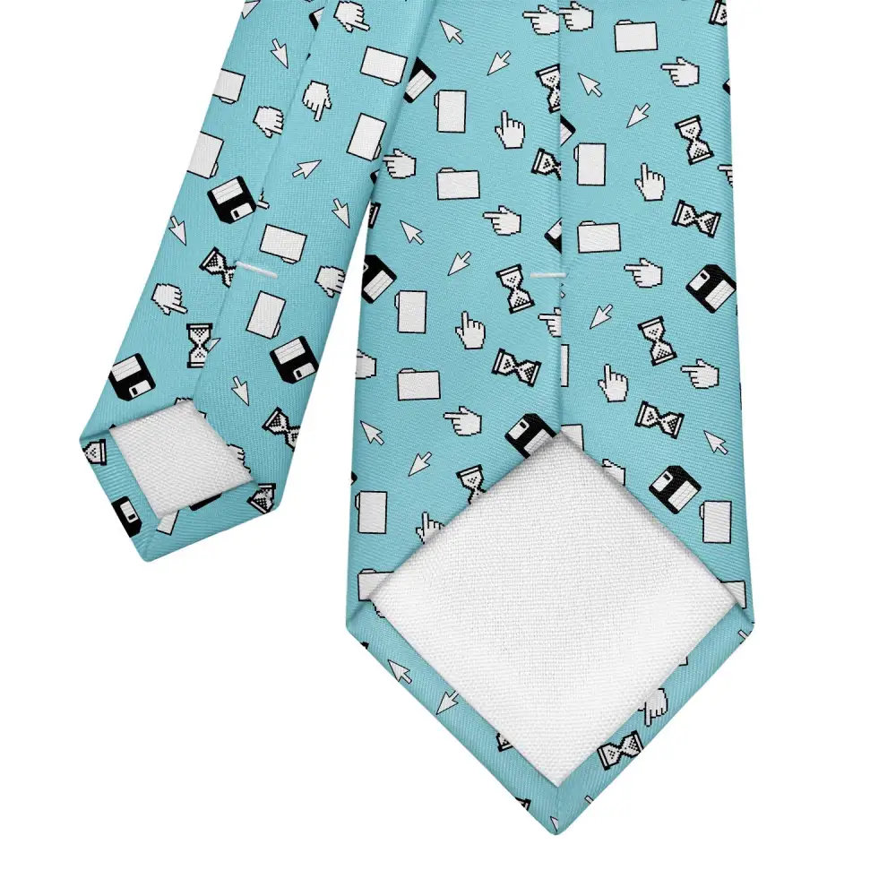 Computer Pattern Necktie