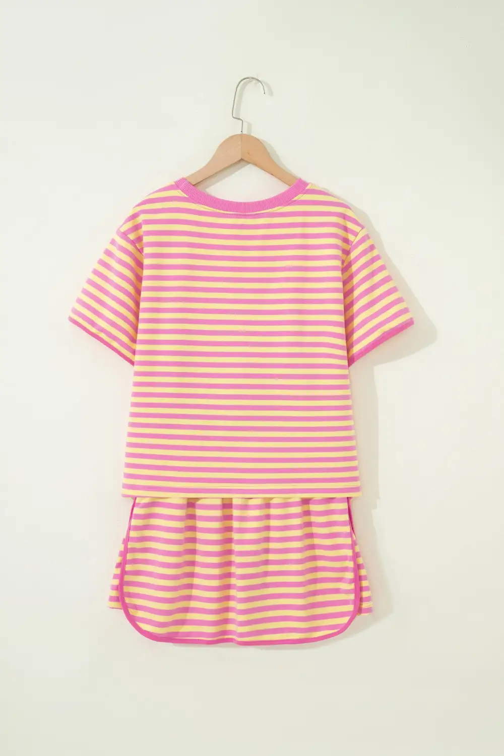 Soft Short Sleeve Relaxed Coordinated Set Shorts