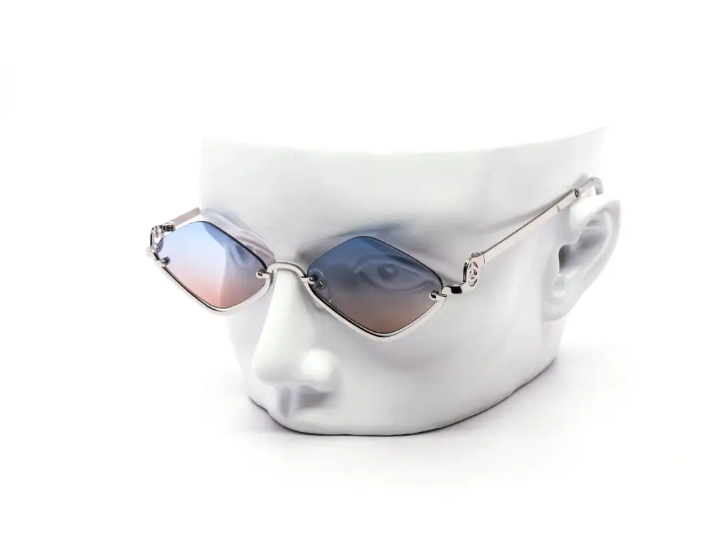 12-Pack Slim Rimless Metal Sunglasses