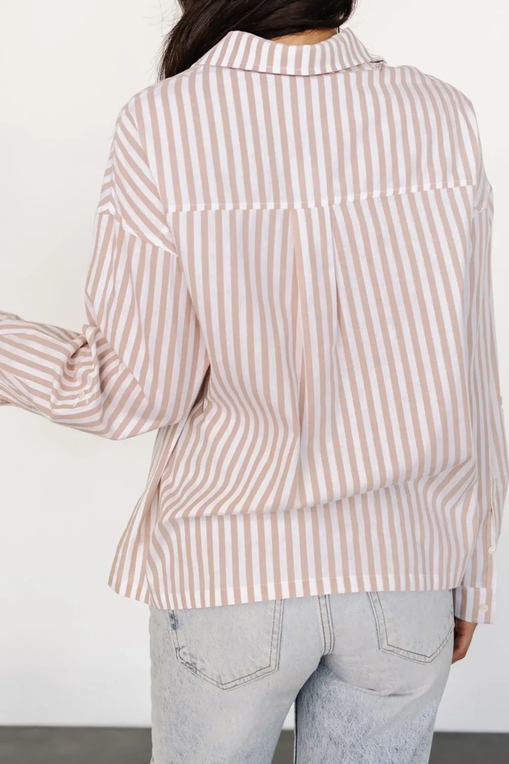 Daily Commute Sun Protection Versatile Stripes Top