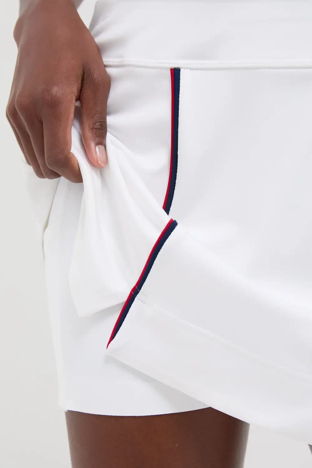 Sport Piped Tennis Skirt