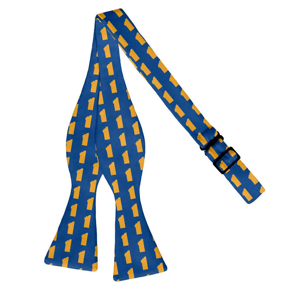 Structured Outline Motif Bow Tie