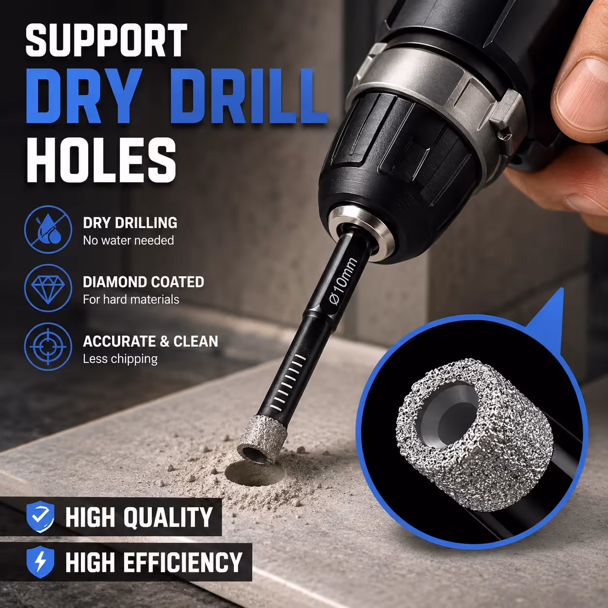 Diamond-Edge Bits for Controlled Openings — product detail 6
