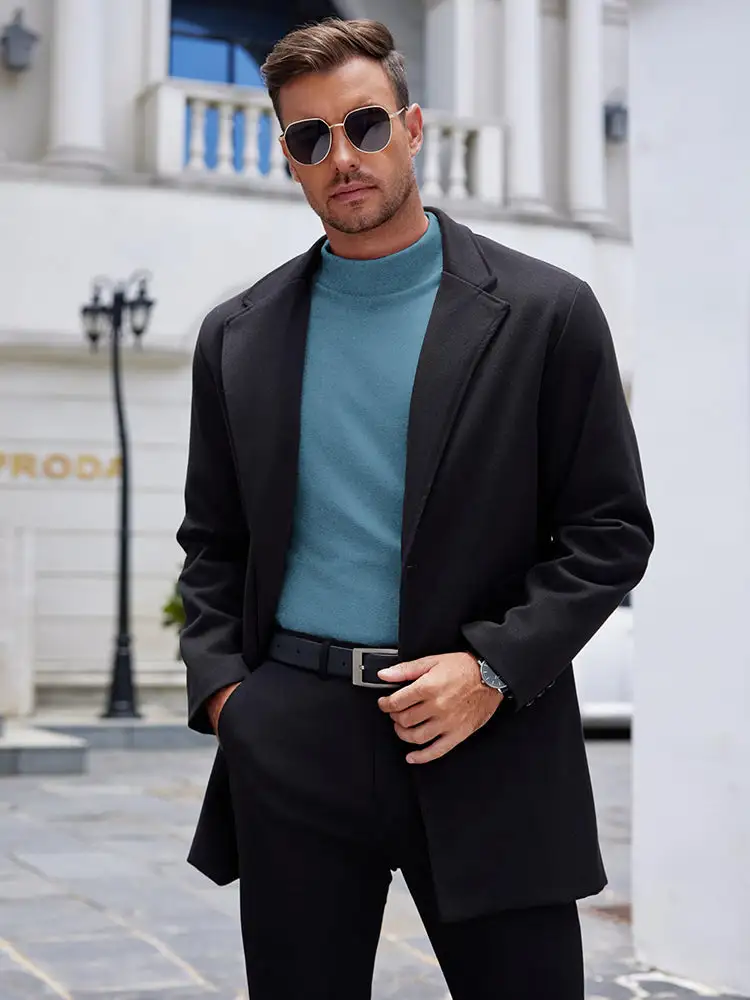 Basic Thermal Turtleneck Pullover Shirt Hoodie