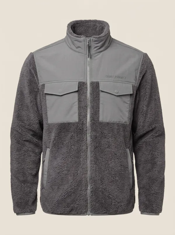 Contrast Fleece Jacket