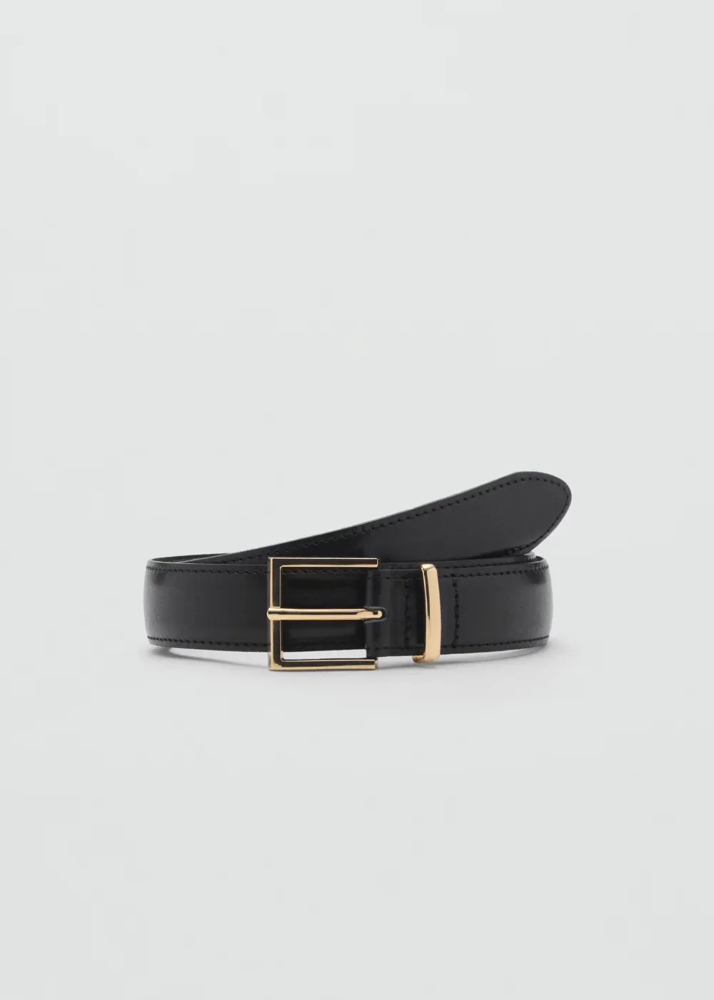 Casual Style Square Buckle Close Belts