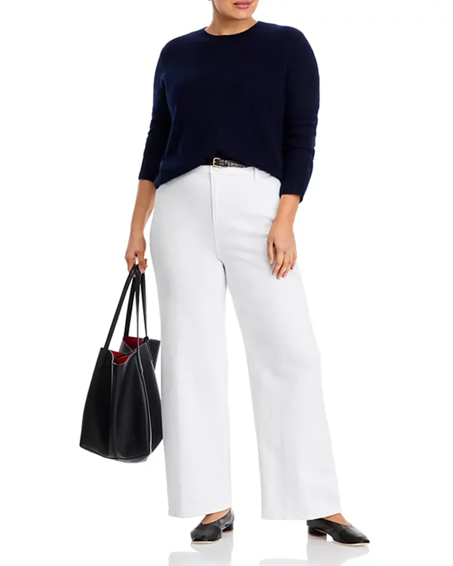 Cashmere Crewneck Long Sleeves Sweater