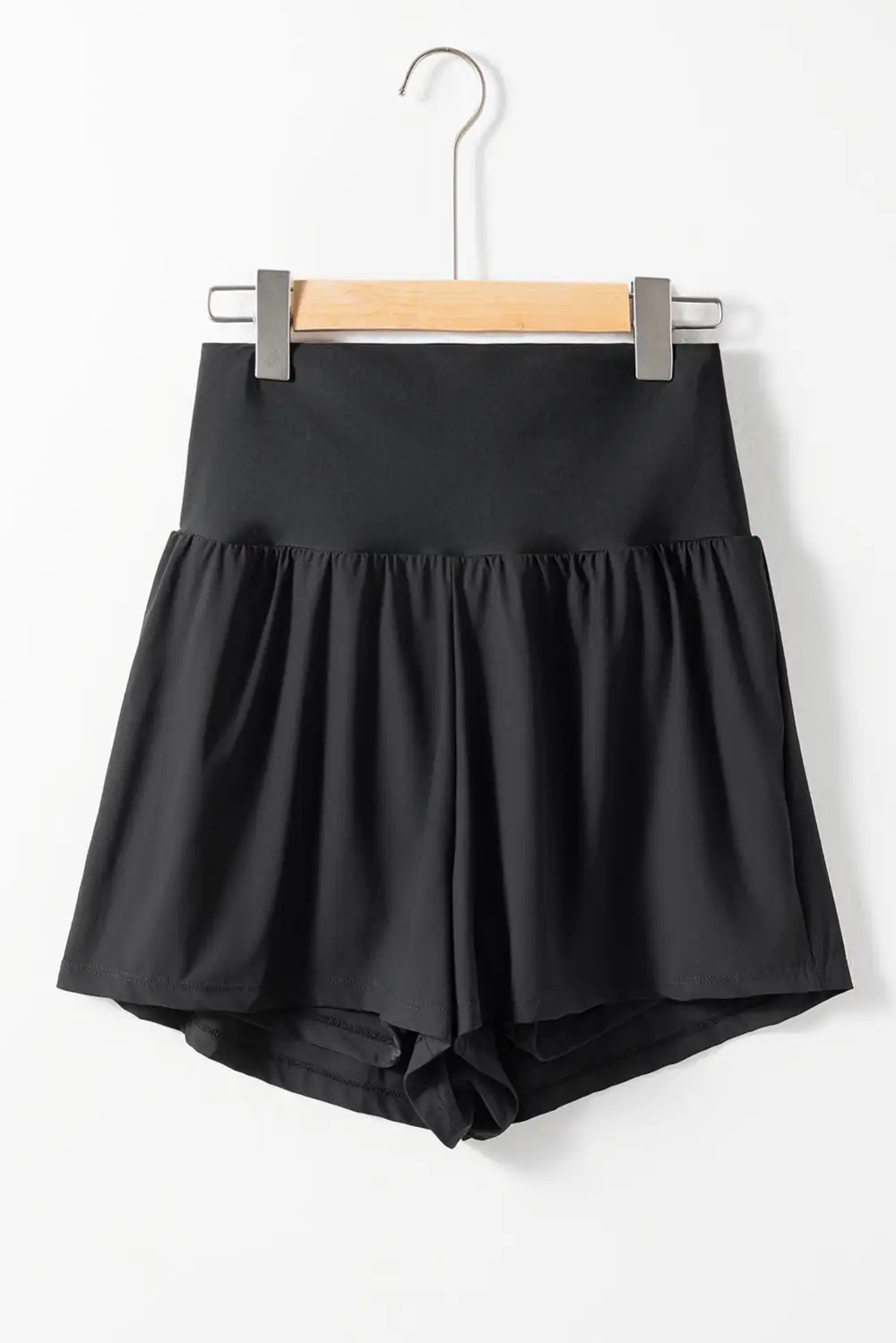 Pocketed Wide Waistband Swim Shorts