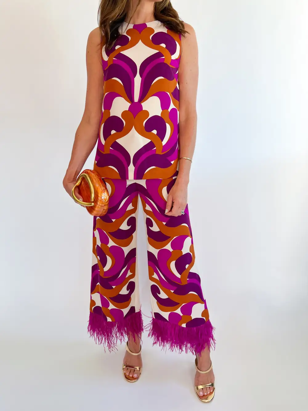 Textured Pants Tailored Shape