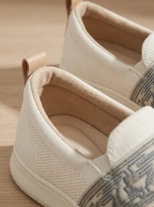 Elastic Casual Unisex Elastic Canvas Shoes