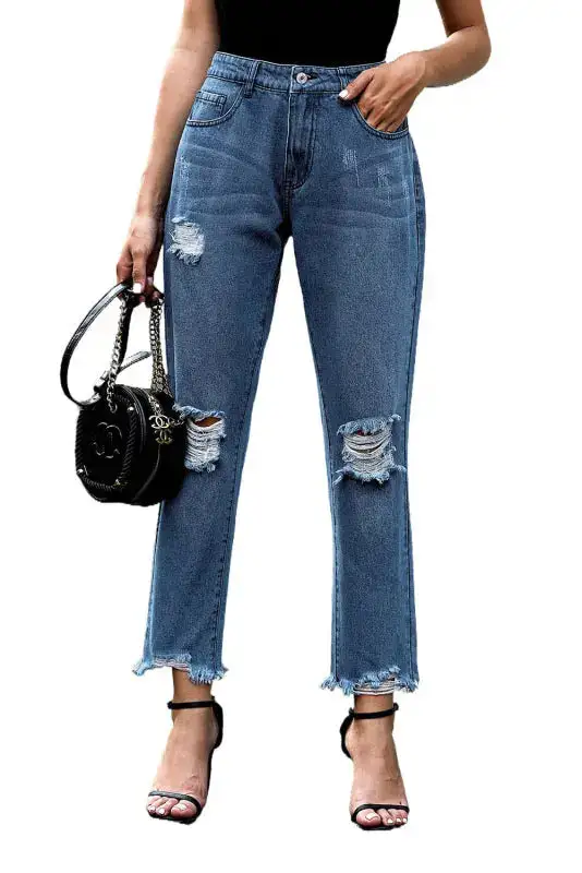 Clean High Waist Skinny Denim Jeans