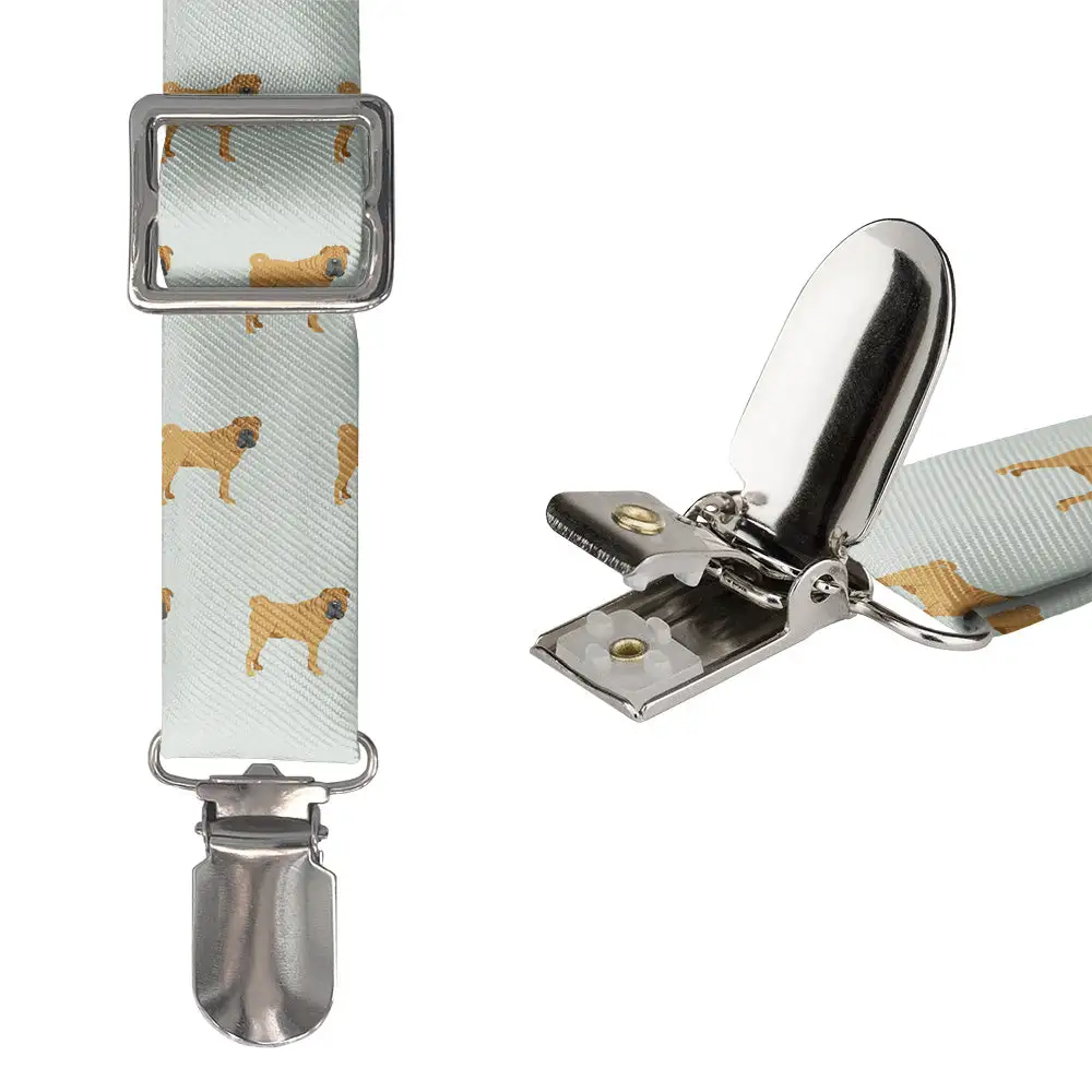 Shar-Pei Dog Theme Suspenders