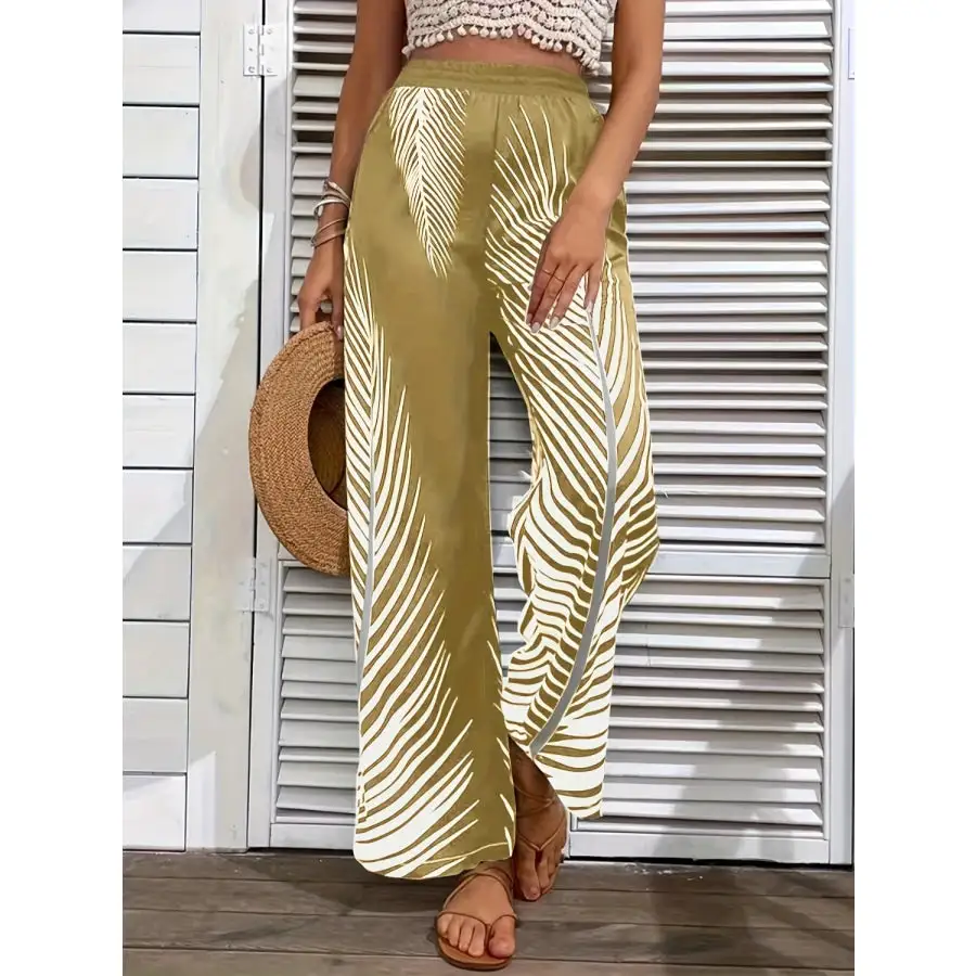 Everyday Printed Wide Leg Pants