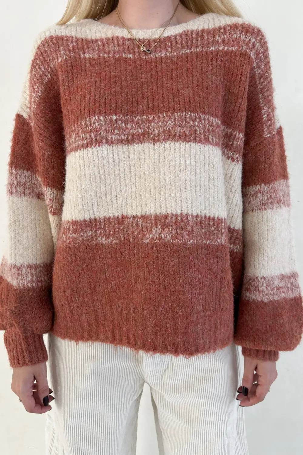 Airy Soft Striped Sweater