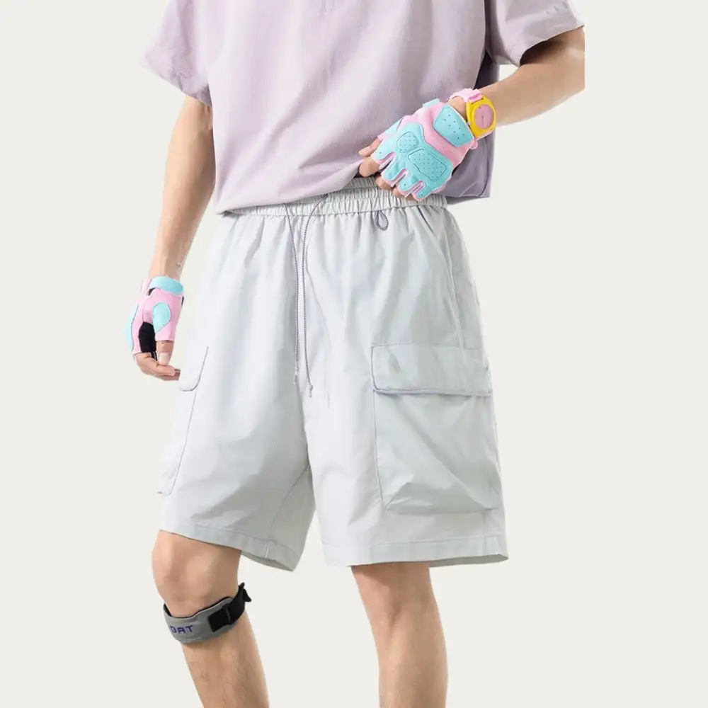 Tailored Drawstring Pocketed Lightweight Men's Athletic Shorts