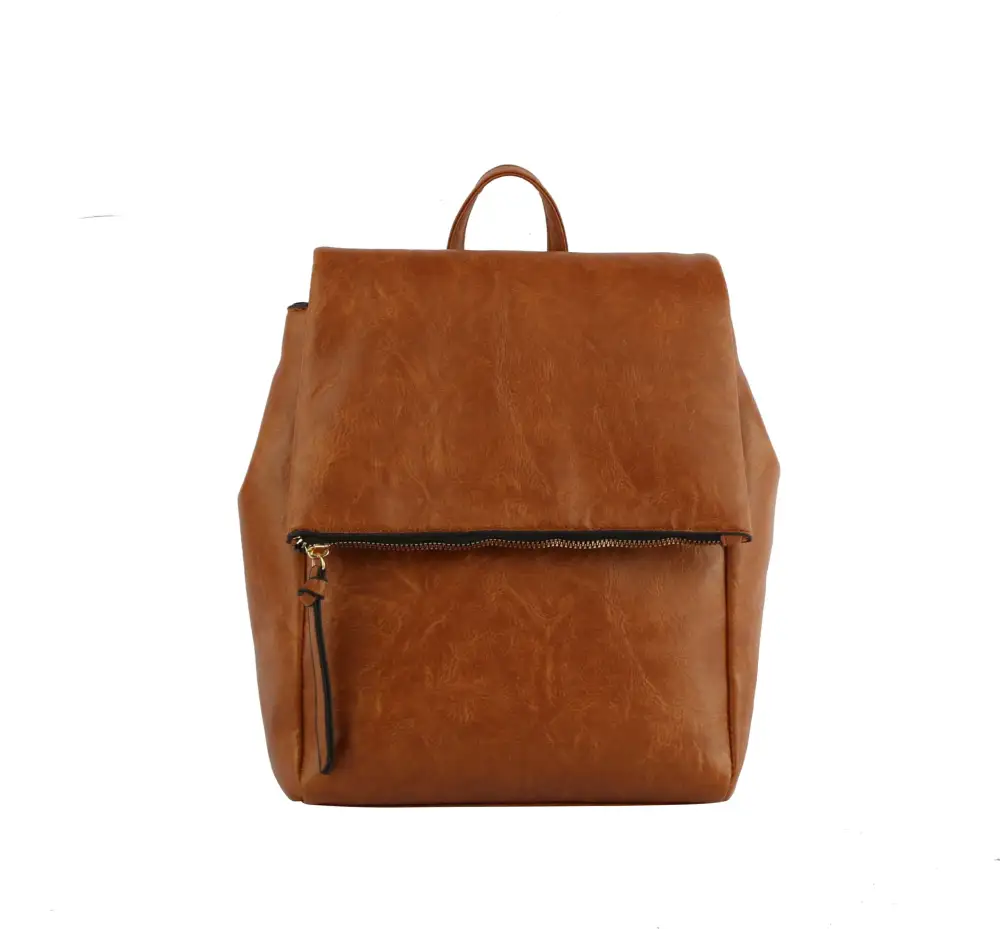 Flap Zip Convertible Backpack