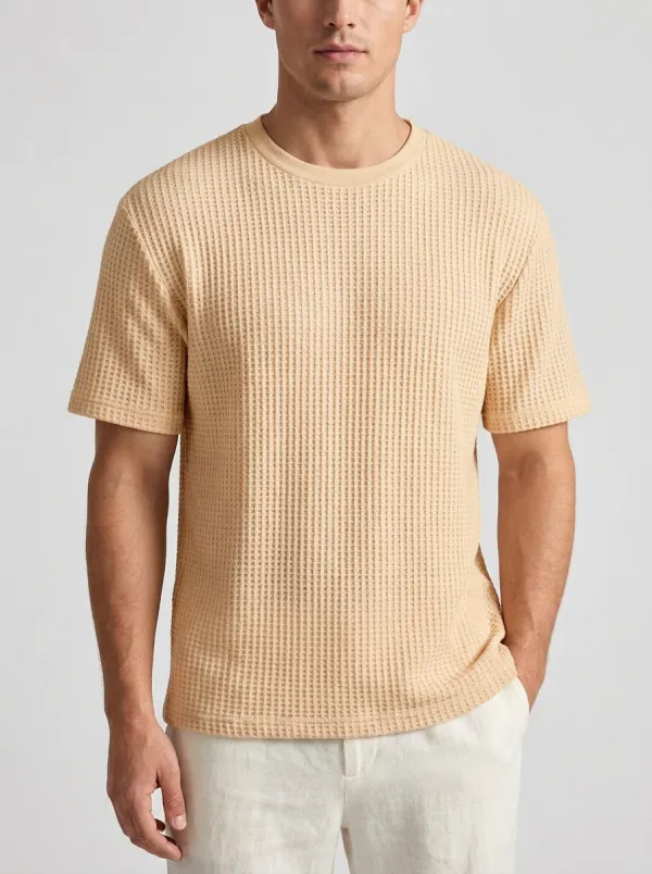 Modern Easy- Men's Knit Crew-Neck T-Shirt