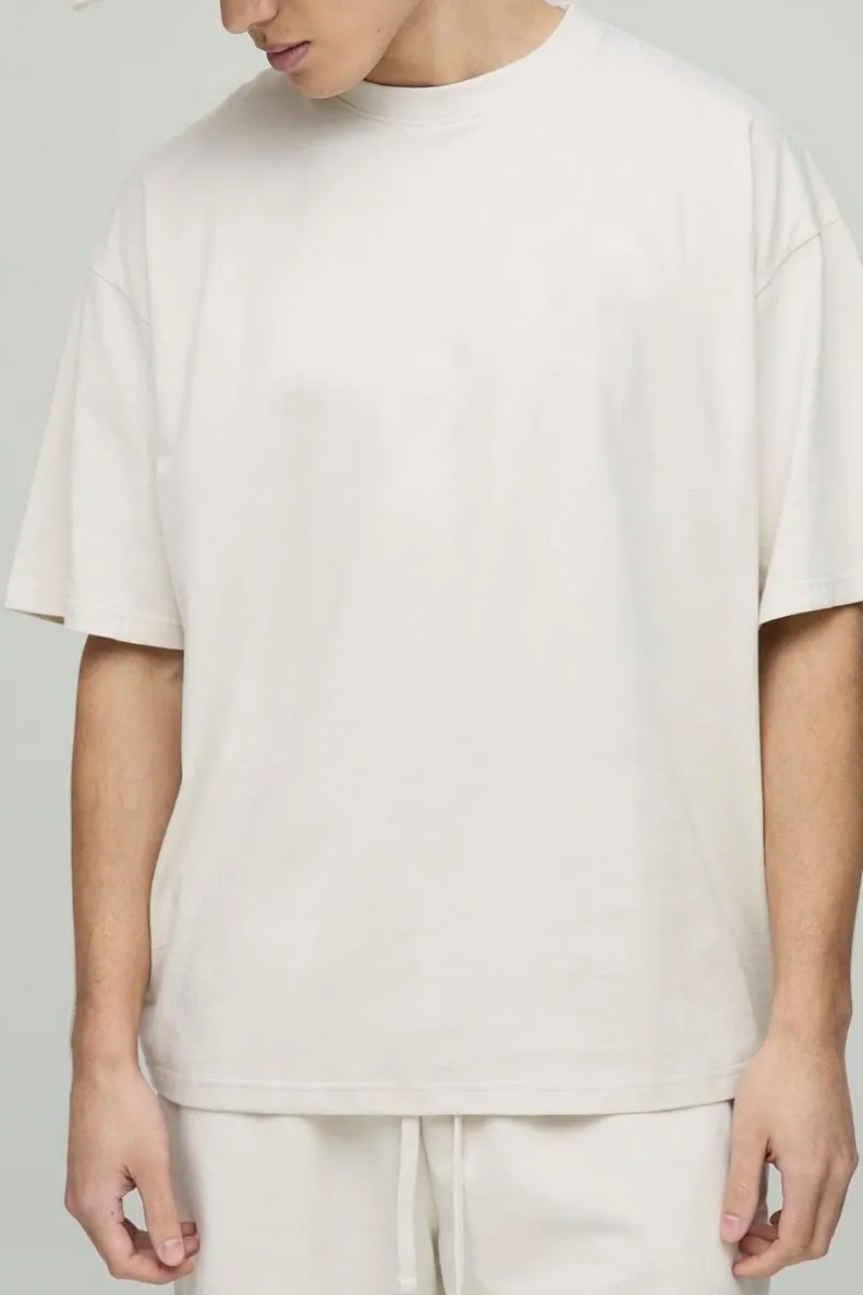Oversized Heavyweight Crew Neck T-Shirt