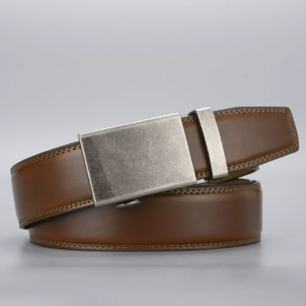 Sleek Alloy Buckle Belt