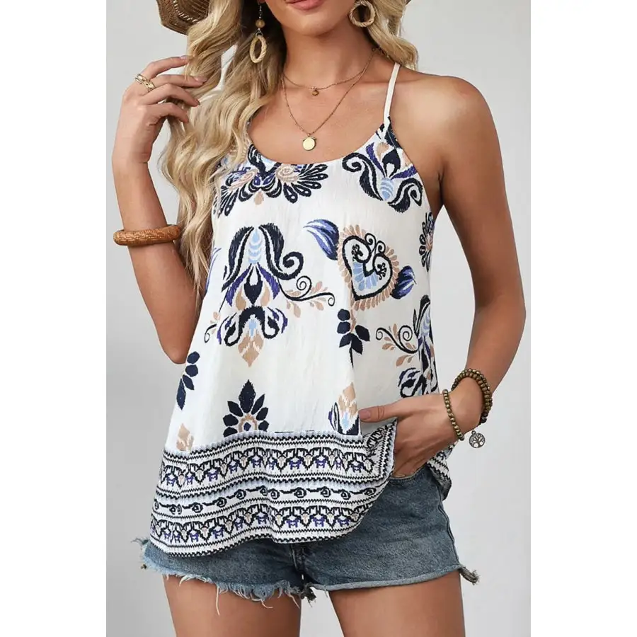 Bohemian Fashion Spaghetti Straps Loose Tank