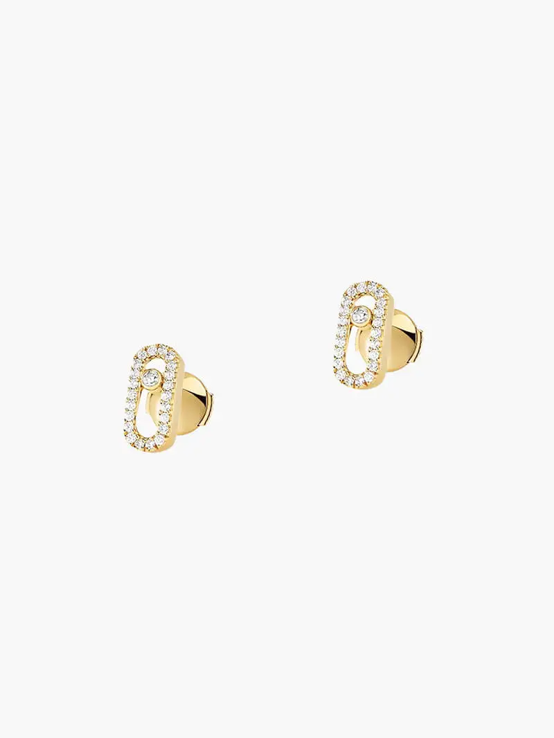 Draped Curved Earrings