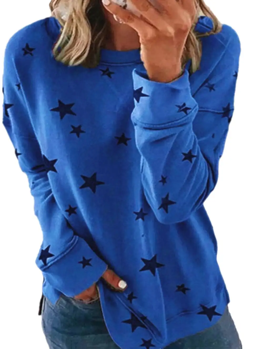 Loose Large Size Long-Sleeved Tee