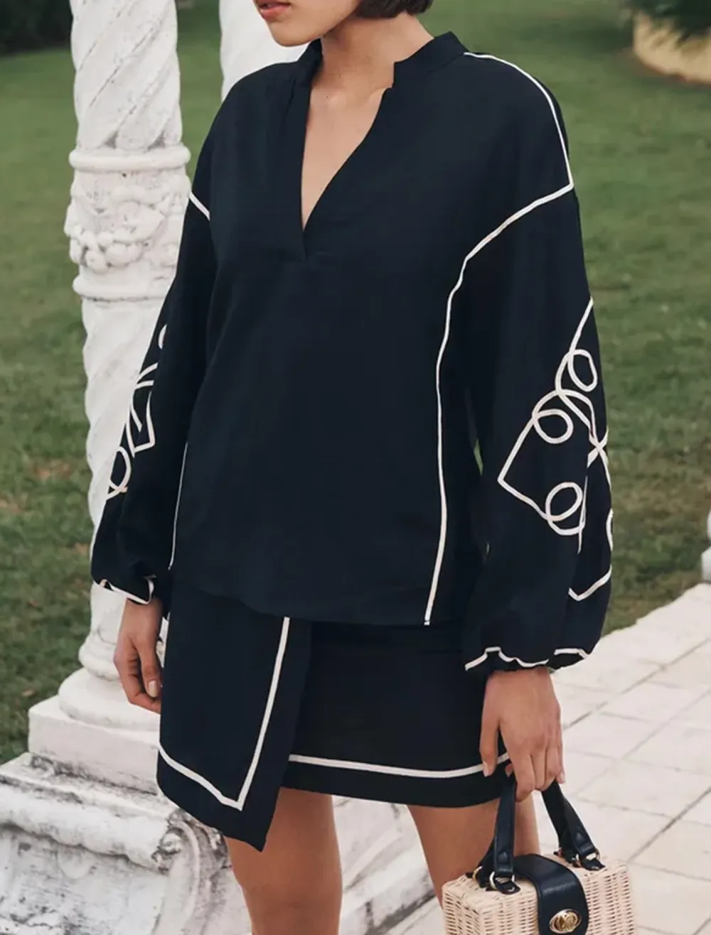 Appliqu-Detail Top