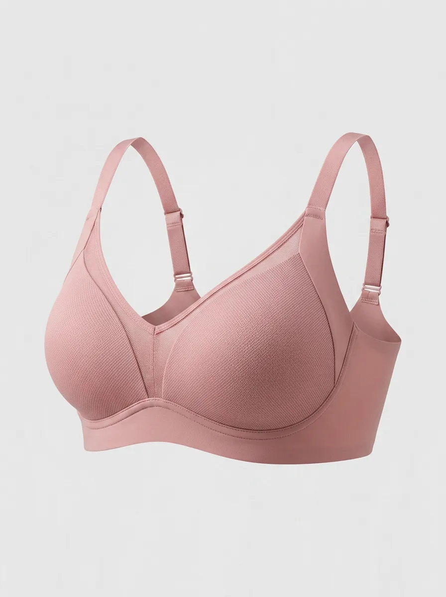 Women's Contour-Cup Wide-Strap Adjustable-Strap Bra