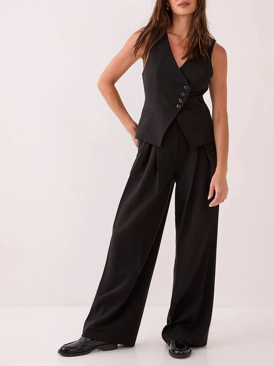 Lady'S Retro Sleeveless Blouse