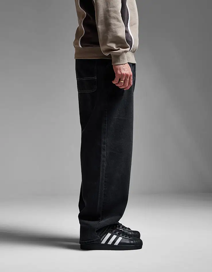 Men's Reinforced Baggy Stretch Denim Jeans