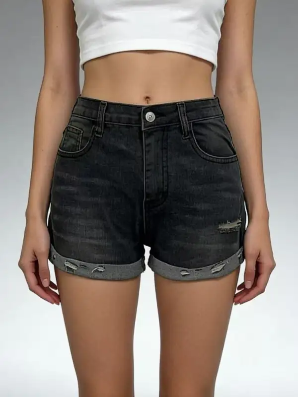 Rolled Hem Shorts