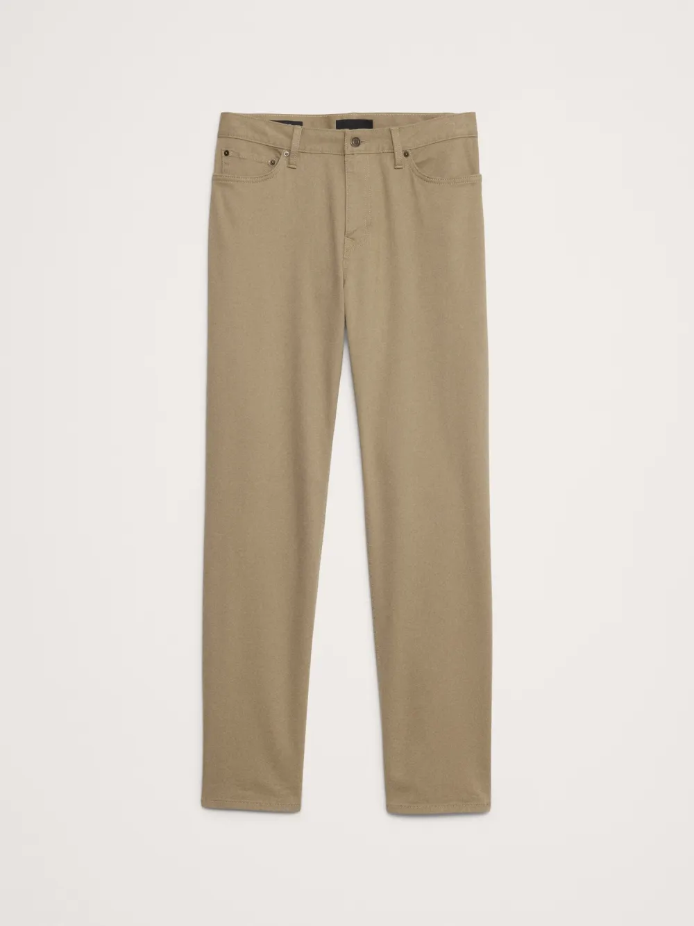 Men's Stylish Casual Straight Khaki Beige Trousers