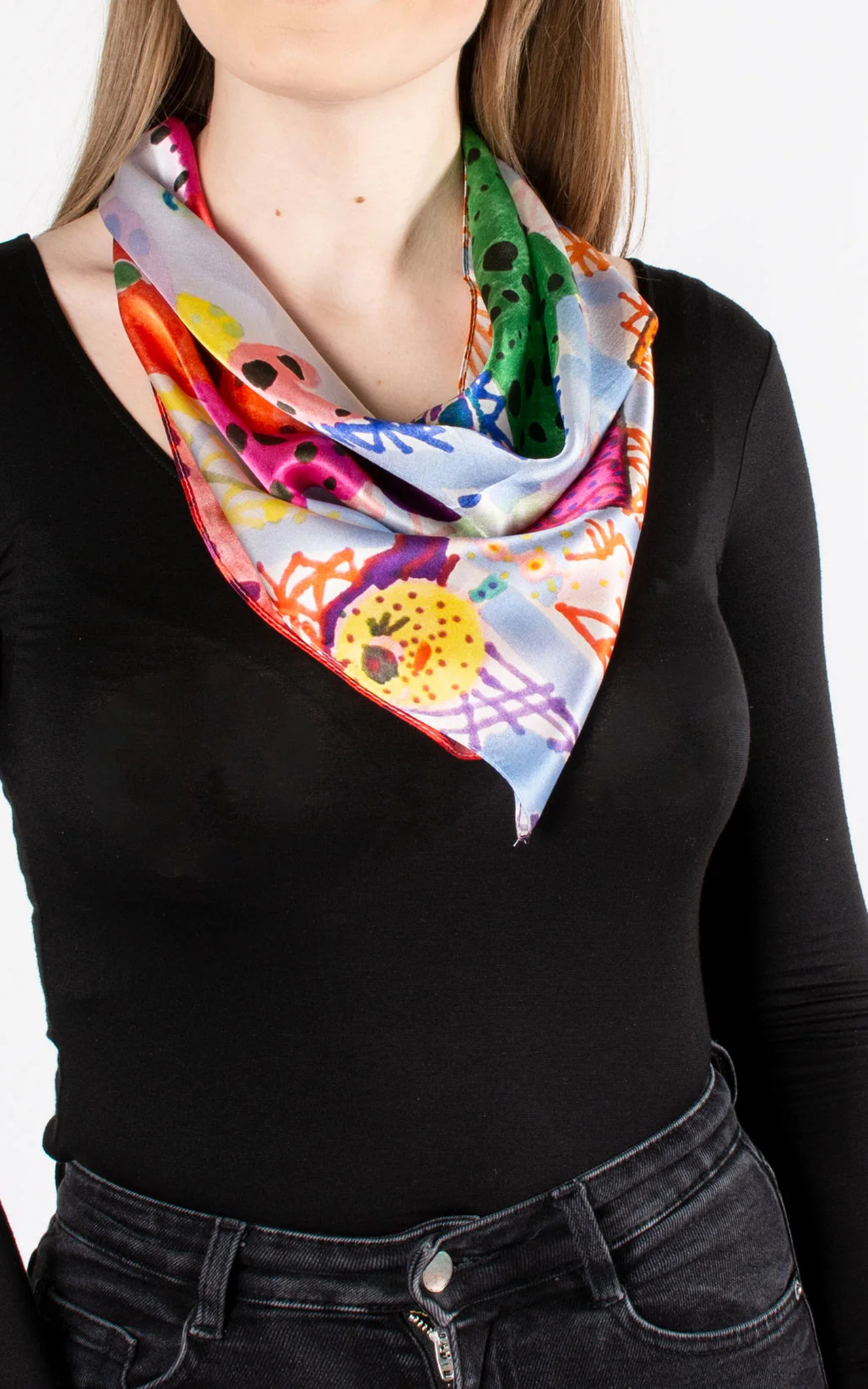 Art Classic Retro Pattern Women's Square Scarf
